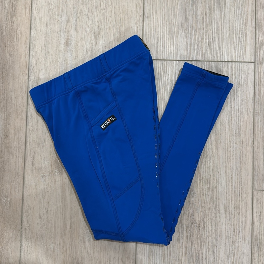 Equestrian Kids Riding pants Blue Medium